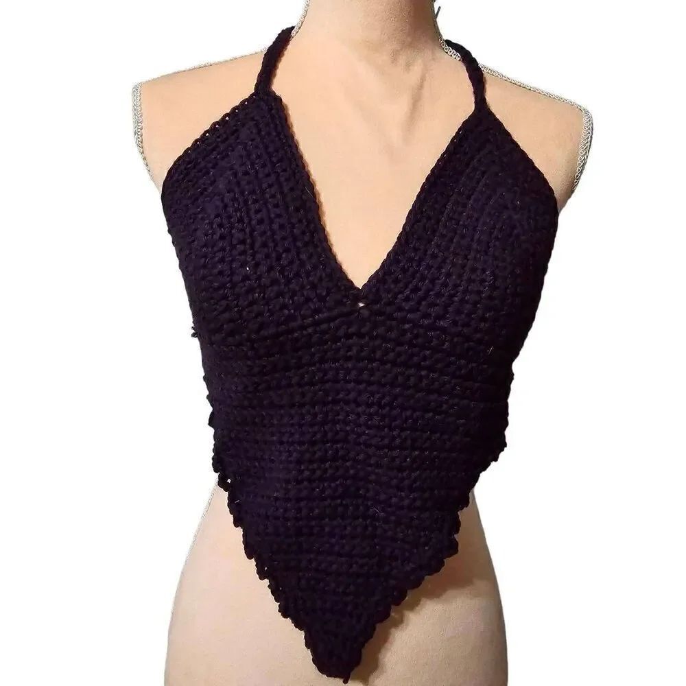 Custom Crochet Halter Top